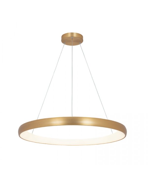 2062 PENDANT LIGHT 60W 3000K ALUMINUM & ACRYLIC GOLD FOR INDOOR SPACES Zambelis Lights