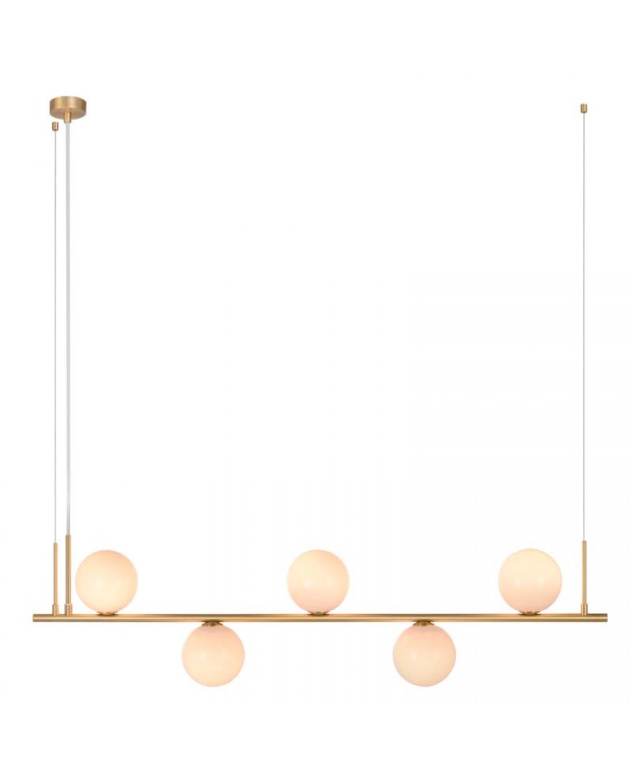 1998 PENDANT LIGHT 5XE14 GOLD FOR INDOOR USE Zambelis Lights