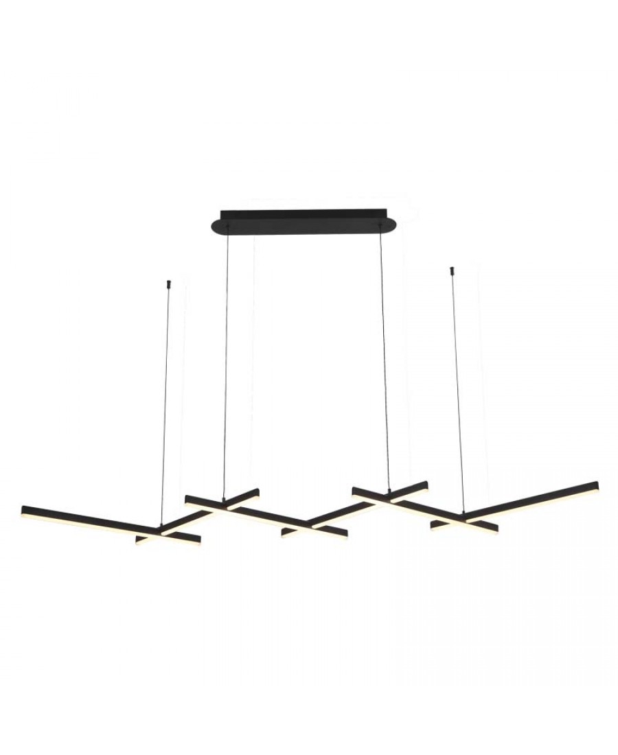 1948 PENDANT LIGHT 98W 3000K BLACK FOR INDOOR SPACES Zambelis Lights