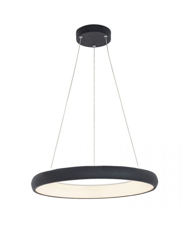 2052 PENDANT LIGHT 50W 3000K ALUMINUM & ACRYLIC MATT BLACK FOR INDOOR SPACES Zambelis Lights