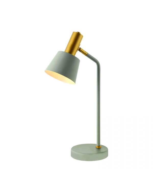 20220 TABLE LAMP E14 MAX 25W IRON GREY - GREEN-GOLD ON/OFF SWITCH Zambelis Lights