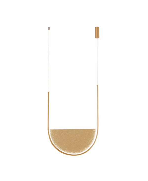 23165 PENDANT LED LIGHT 28W 3000K,4000K GOLD-CHAMPAGNE Zambelis Lights