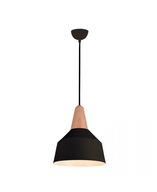 180088 PENDANT LIGHT 1XE27 BLACK Zambelis Lights