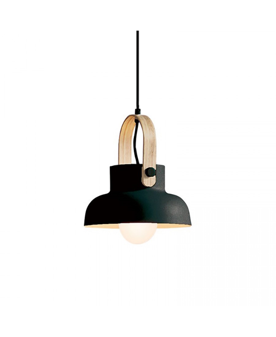 18191 PENDANT BLACK MATT 1xE27 40W Zambelis Lights