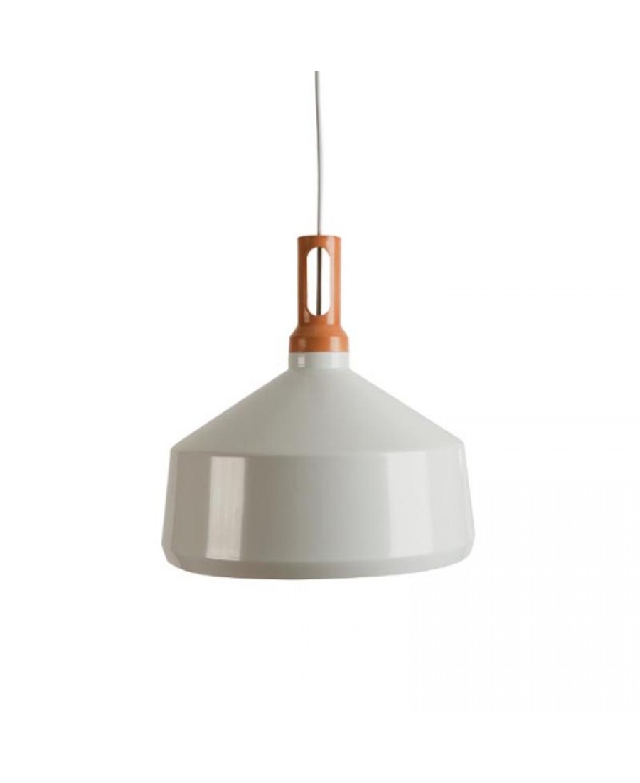 1511-W PENDANT LAMP 1XE27 ALUMINIUM WHITE Zambelis Lights