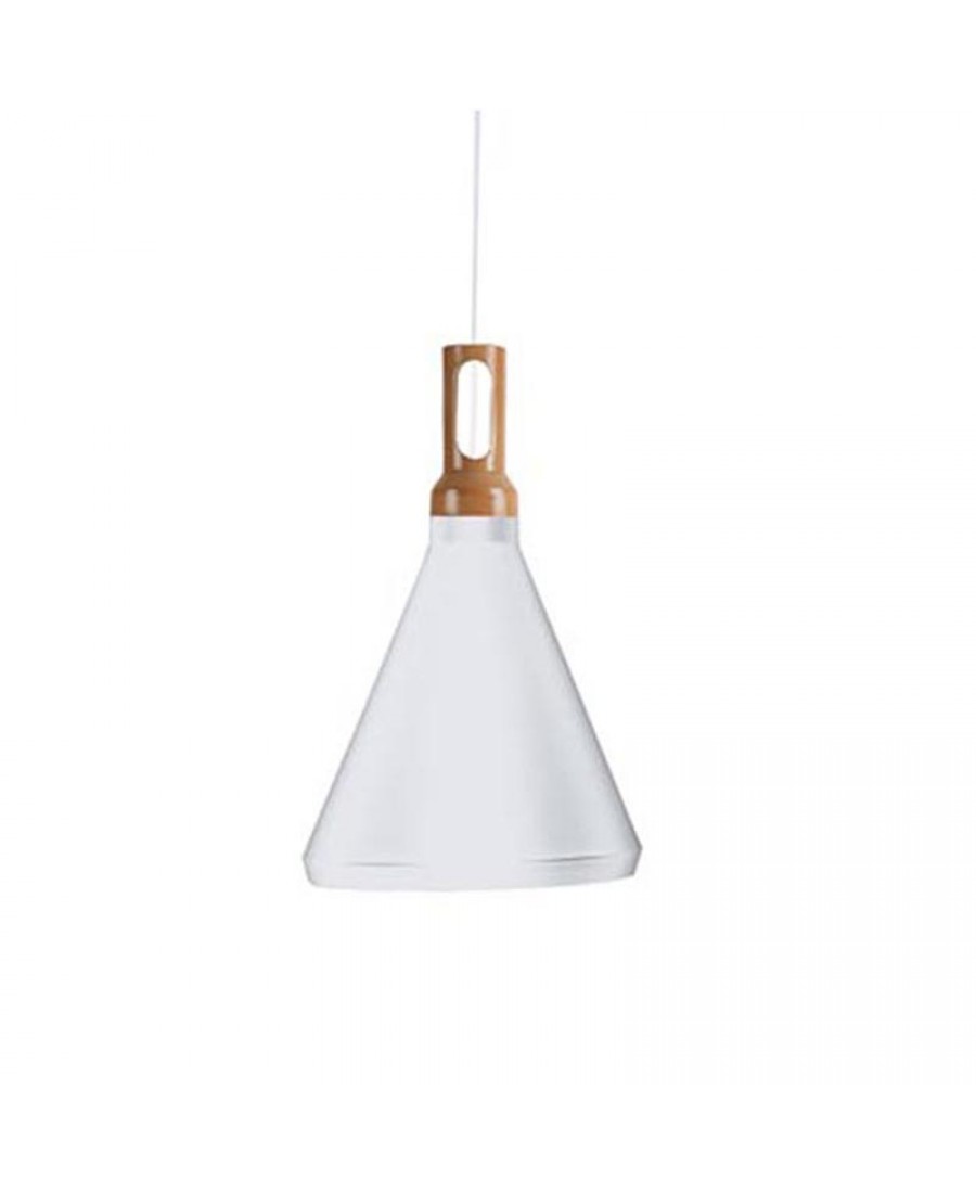 1513-W PENDANT LAMP 1XE27 ALUMINIUM WHITE Zambelis Lights