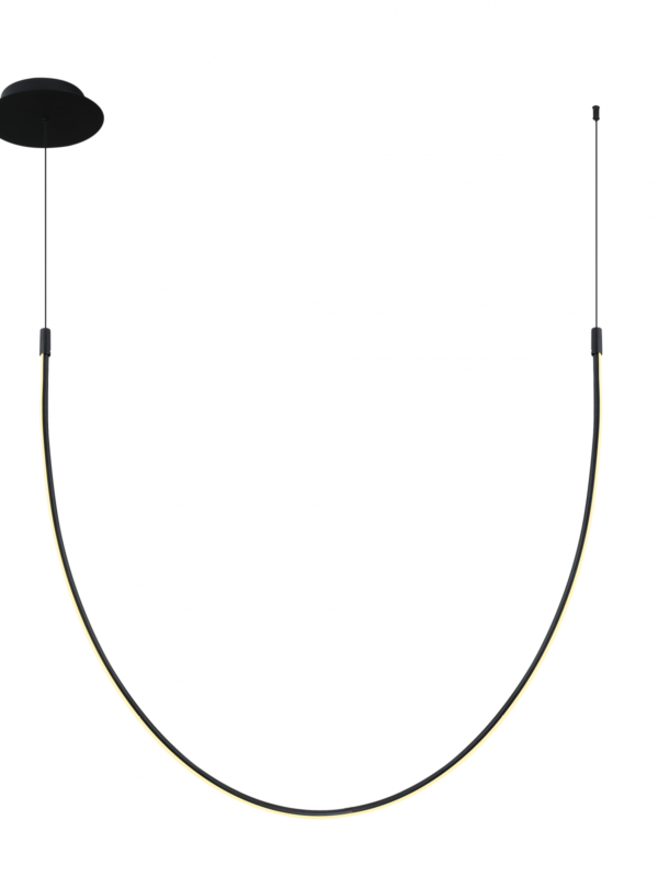 23052 CEILING LED LIGHT 18W 3000K ALUMINIUM-SILICON BLACK Zambelis Lights