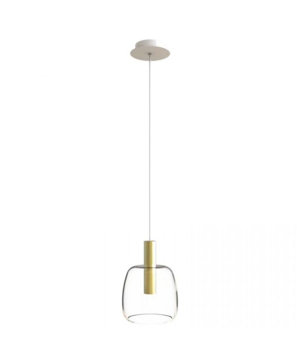 1968 PENDANT LIGHT 7W 3000K CLEAR GLASS Zambelis Lights