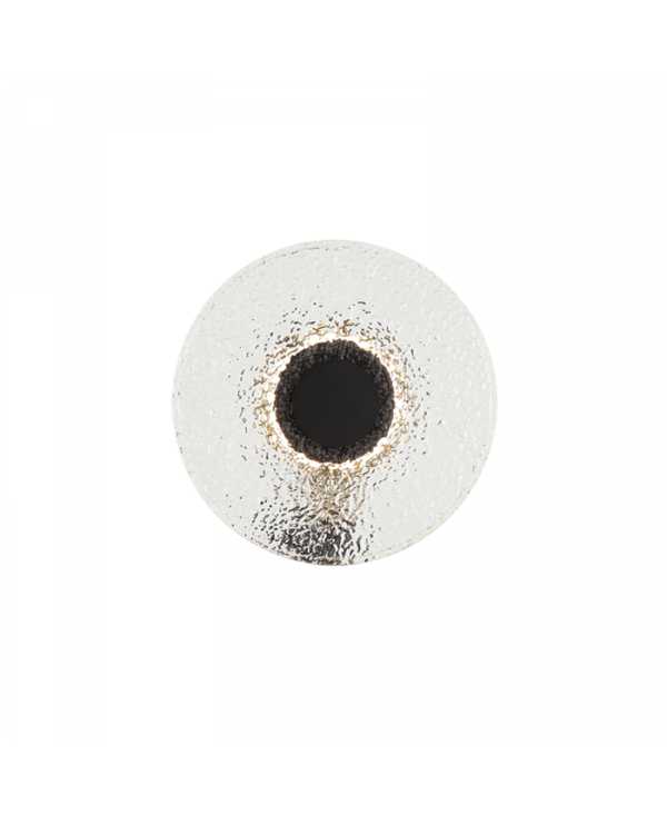 23077 SCONCE LED LIGHT 8W 3000K METAL-GLASS,BLACK-CLEAR GLASS Zambelis Lights