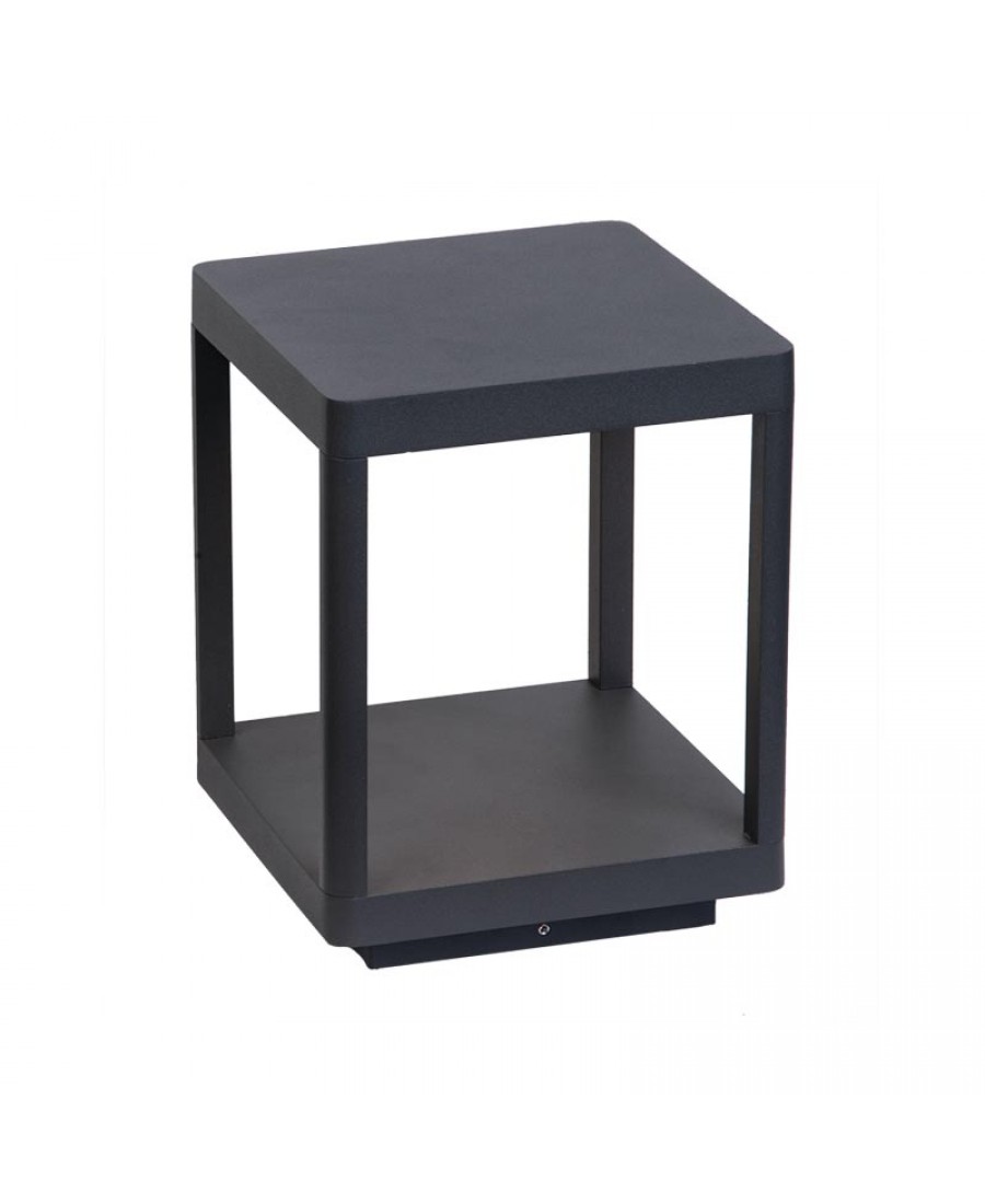 E203 OUTDOOR PILLAR LED 9W GRAPHITE IP54 Zambelis Lights