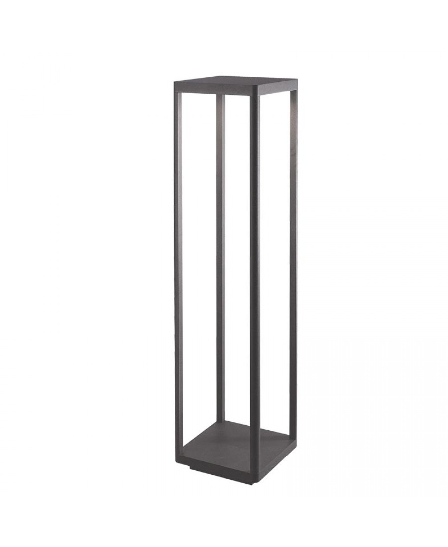 E204 OUTDOOR PILLAR LED 9W GRAPHITE IP54 Zambelis Lights