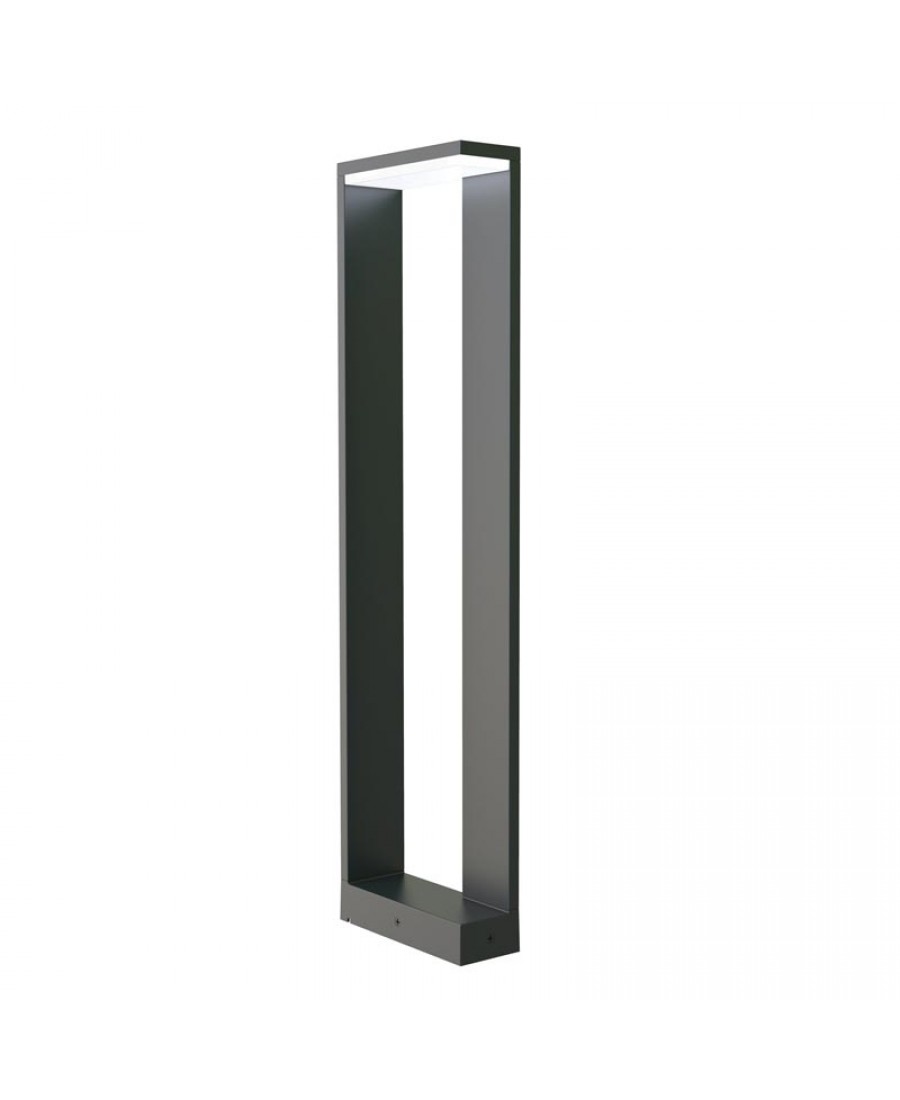 E208 OUTDOOR PILLAR LED 9W GRAPHITE IP54 Zambelis Lights