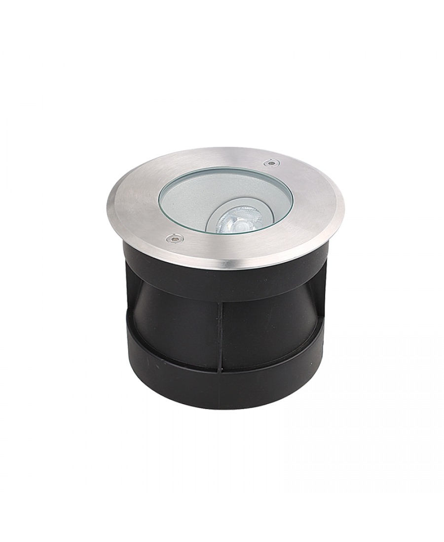 E363 OUTDOOR RECESSED LIGHT LED 7W 3000K STAINLESS STEEL IP66 Zambelis Lights