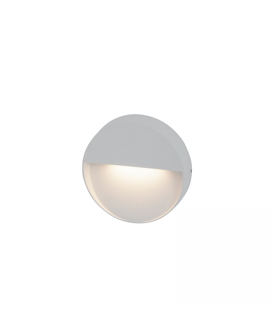 E242-W OUTDOOR SCONCE 7W SMD LED 3000K WHITE IP65 Zambelis Lights