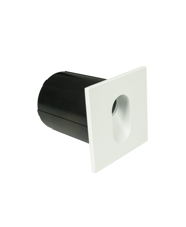 E319 OUTDOOR STEP LIGHT LED 3W 3000K ALUMINIUM WHITE IP65 Zambelis Lights
