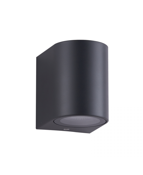 E306 OUTDOOR WALL LIGHT 1XGU10 ABS BLACK IP54 Zambelis Lights