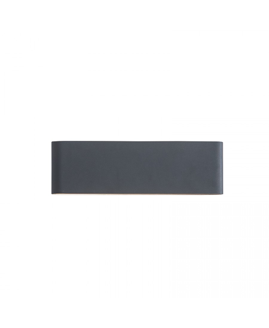 E240 OUTDOOR SCONCE 2X10W 3000K ALUMINUM GRAPHITE IP65 Zambelis Lights