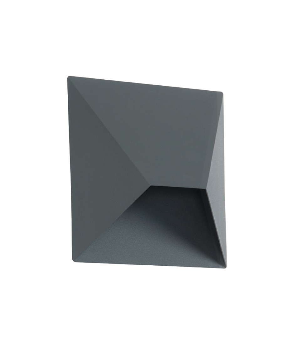 E243 OUTDOOR SCONCE 7W ALUMINIUM GRAPHITE IP54 Zambelis Lights