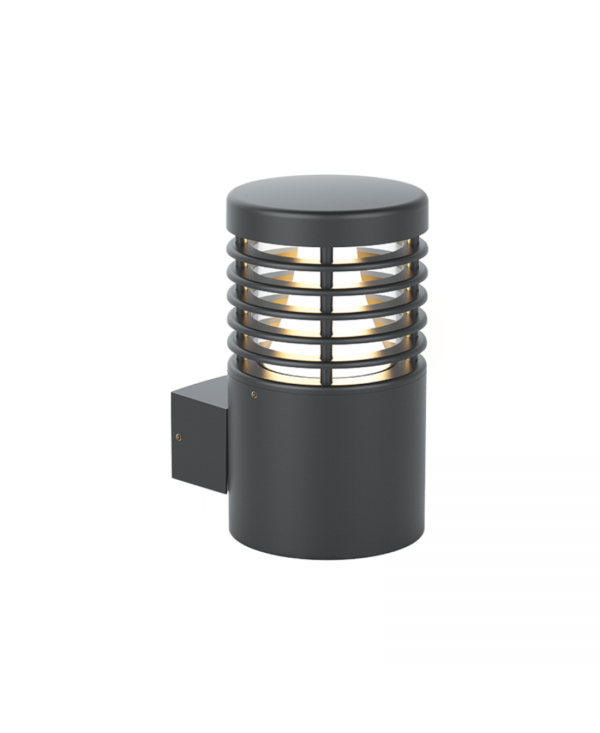 E344 OUTDOOR SCONCE LIGHT LED 10W 3000K ALUMINIUM GRAPHITE IP65 Zambelis Lights