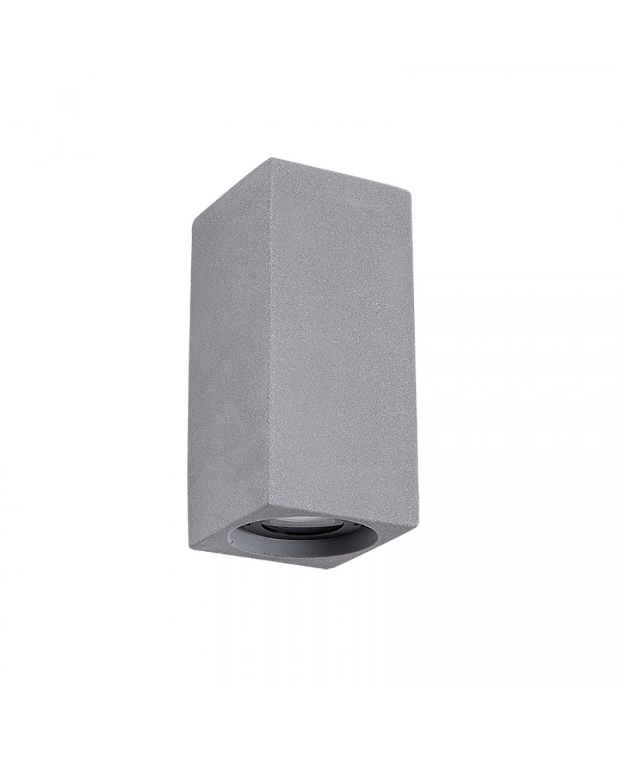 E254 OUTDOOR WALL LAMP 2X4W CEMENT LUMENS LED TRIAC DIMMER 3000K IP65 Zambelis Lights