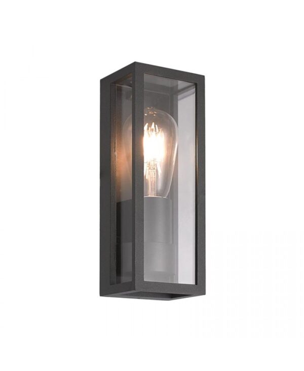 E201 OUTDOOR SCONCE 1XE27 BLACK IP65 Zambelis Lights