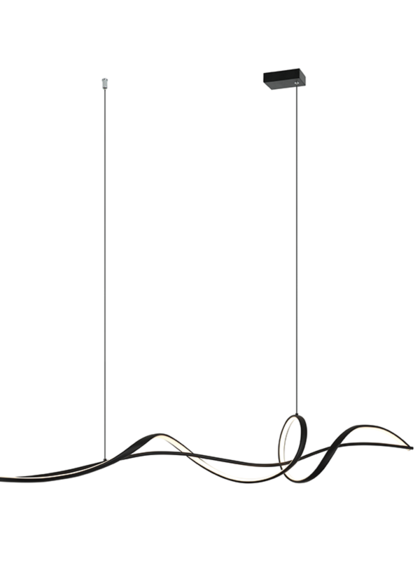 23109 PENDAN LED LIGHT 27W 3000K ALUMINIUM- BLACK Zambelis Lights
