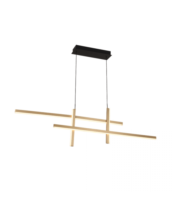 22022 PENDANT LIGHT LED 47W 3000K ALUMINIUM GOLD BLACK FOR INTERIOR SPACES Zambelis Lights