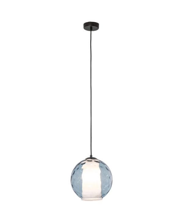 22034 PENDANT E27 MAX 40W GLASS BLUE Zambelis Lights