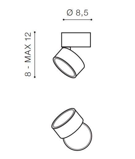 Plafon Mona 12W 3000K (white) AZ4538 AZZARDO
