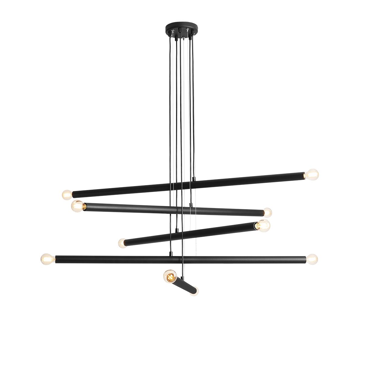 ŻYRANDOL 10-PŁ TUBO BLACK 1072M1 ALDEX