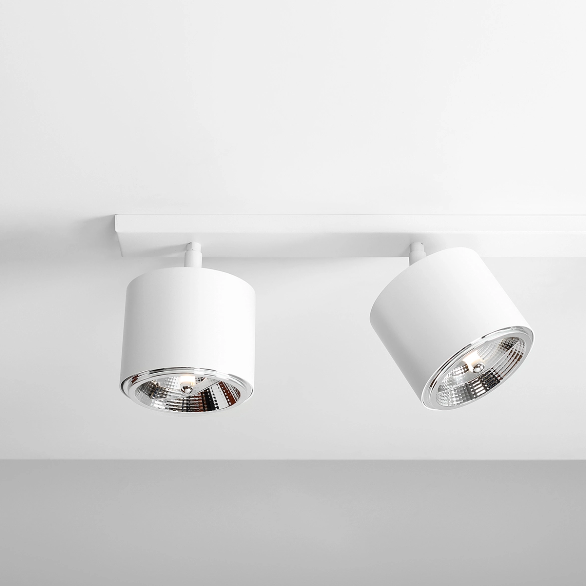 Plafon minimalistyczny Aldex BOT 2x2 1046PL_L1 biały 4×GU10 - obrazek 3
