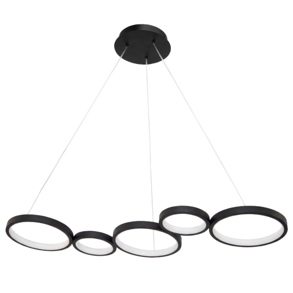 LAMPA SUFITOWA WISZĄCA APP1923-CP Czarna