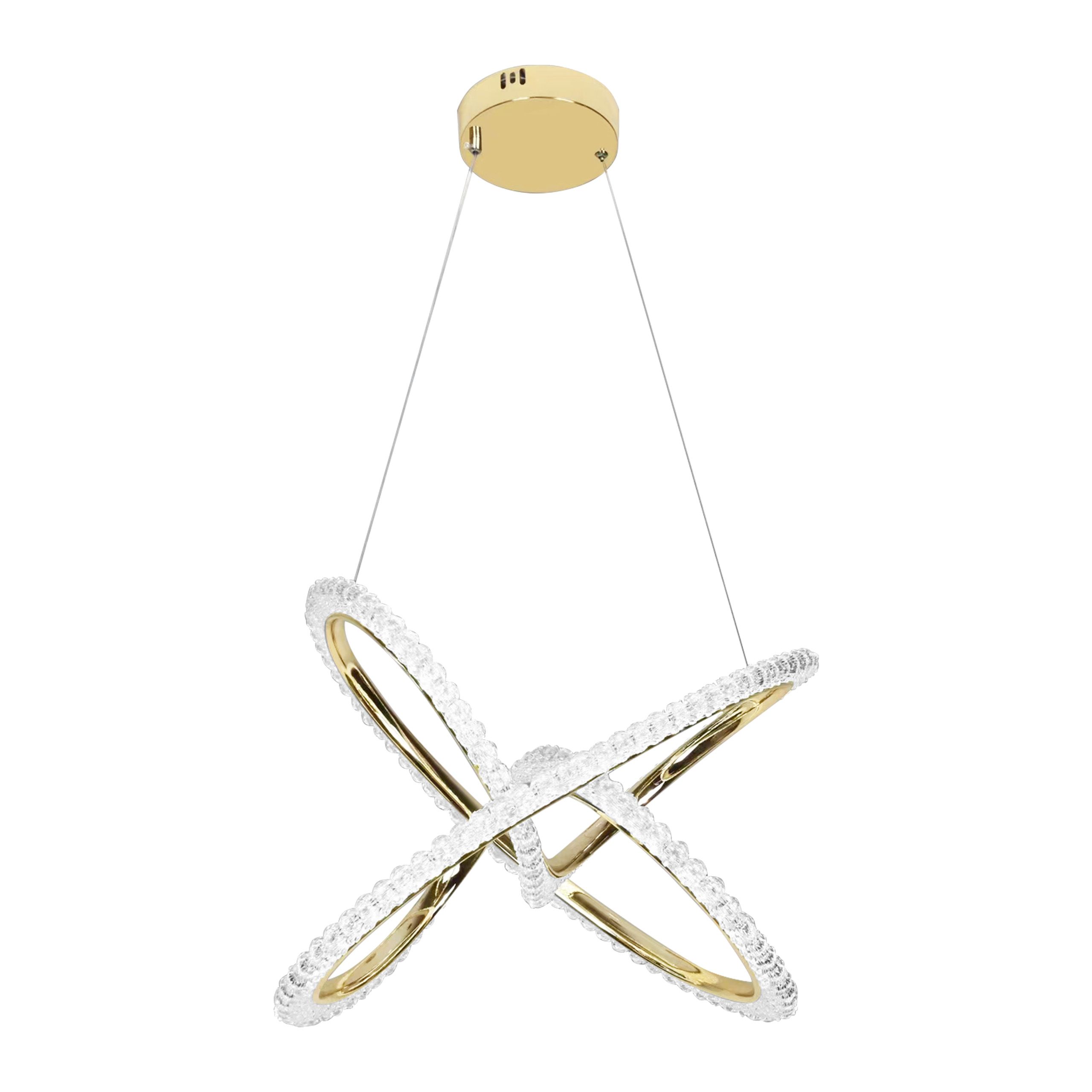 LAMPA WISZĄCA LED G035-CP ZŁOTA