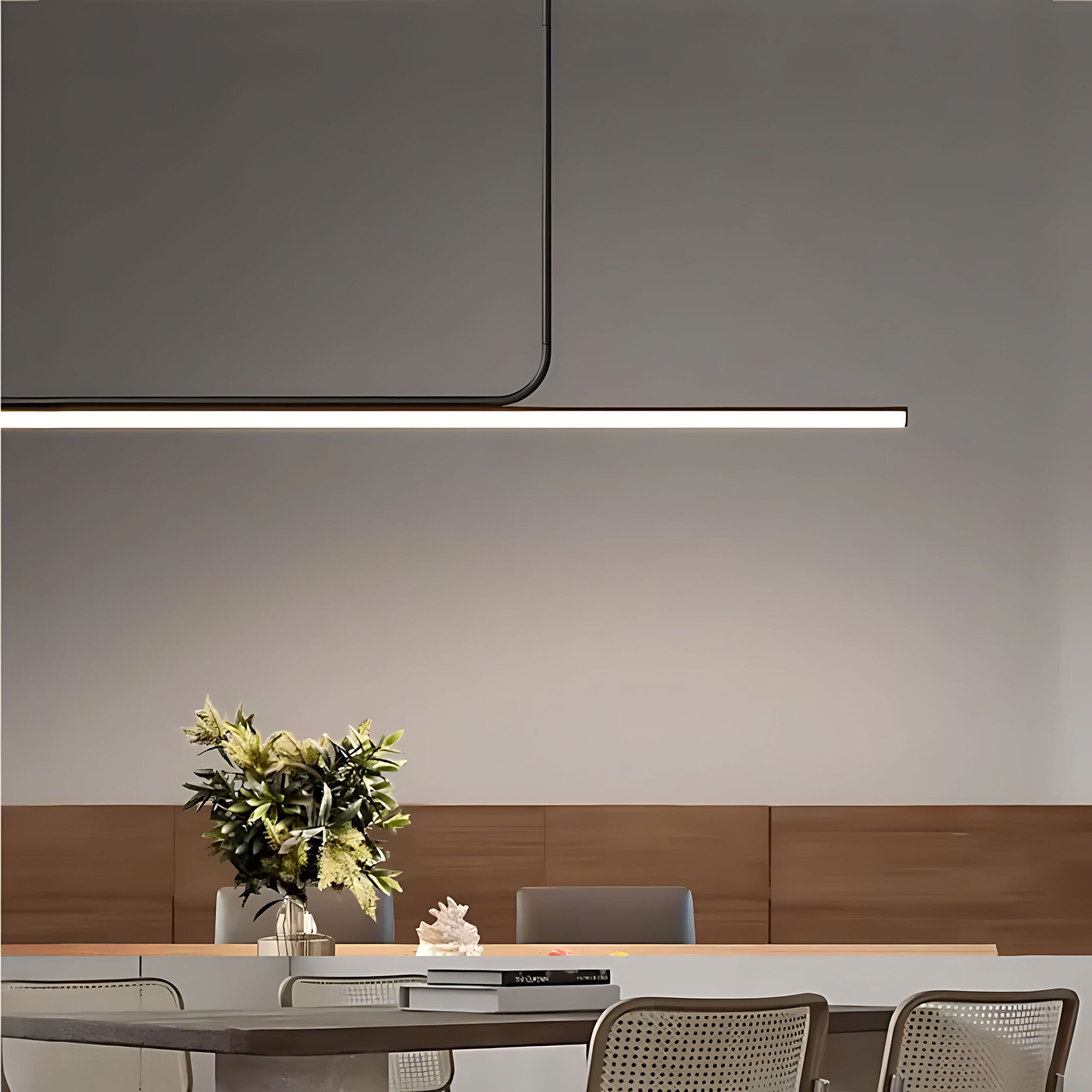 LAMPA SUFITOWA WISZĄCA LED APP1660-CP Black 140cm - obrazek 7