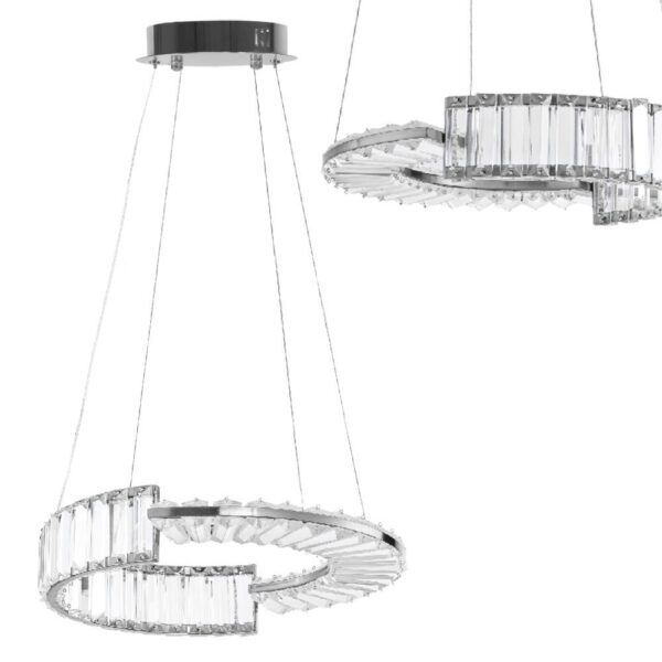 LAMPA WISZĄCA LED APP1527-CP40 CHROM