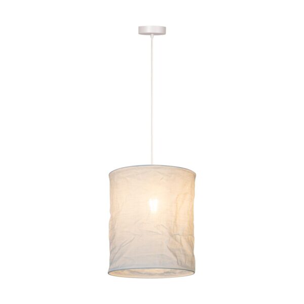 Lampa wisząca boho Lucide TISSAJA — biała, E27, Ø 30 cm — 06428/01/31