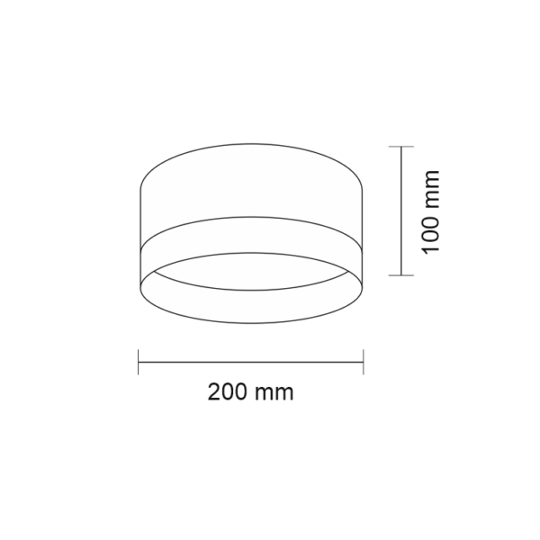 Lampa sufitowa nowoczesna Antigo TOSA – szara, LED – 1182/LED/SZ