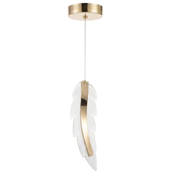 LAMPA SUFITOWA WISZĄCA LED G157-CP ZŁOTA