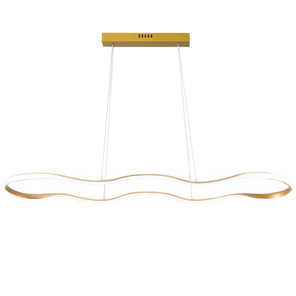 LAMPA SUFITOWA WISZĄCA LED LHJ027-CP 100cm Złota