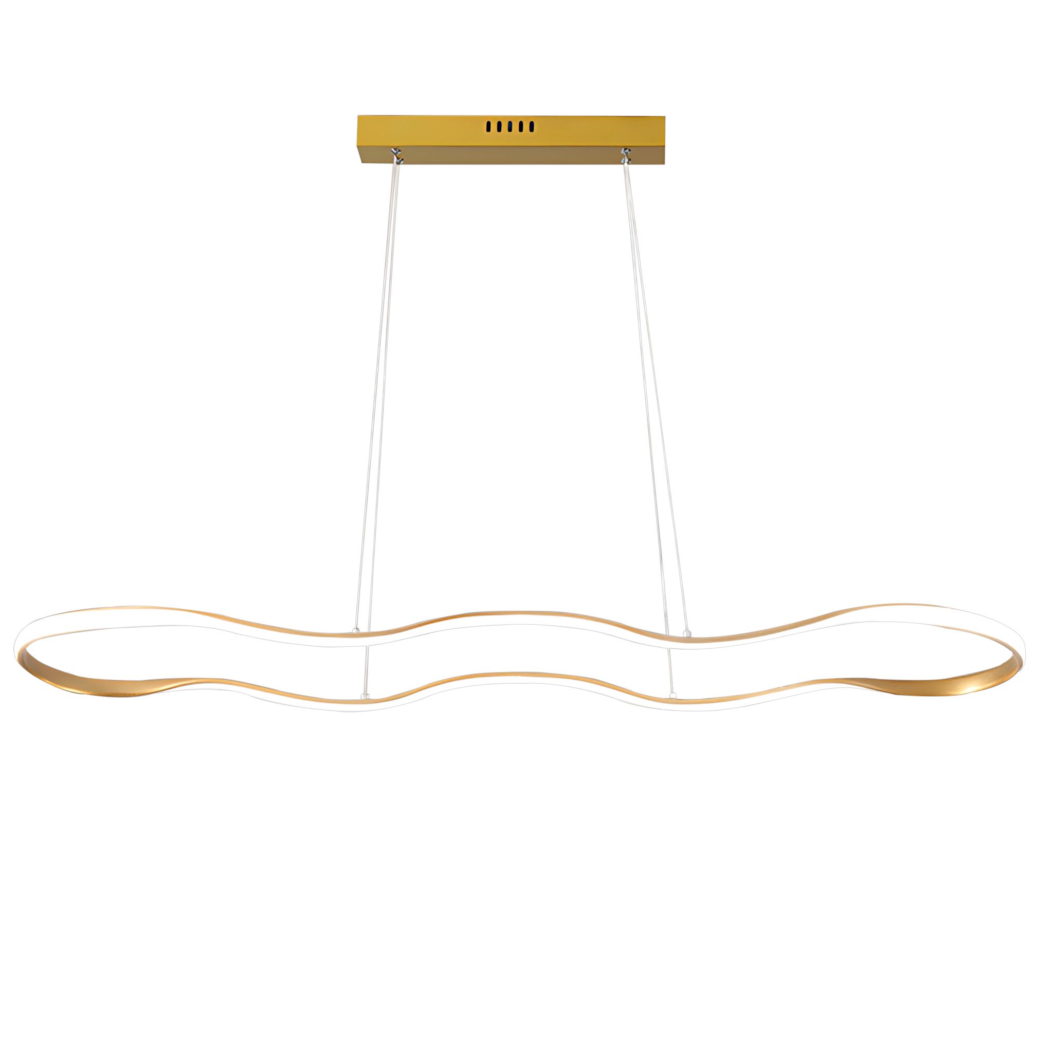 LAMPA SUFITOWA WISZĄCA LED LHJ027-CP 100cm Złota