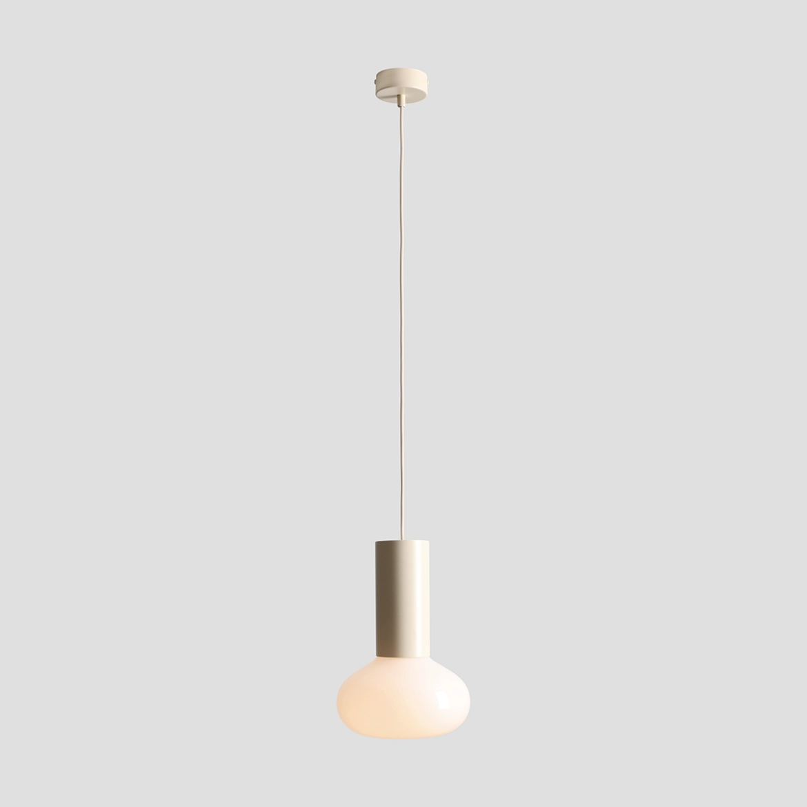 Lampa wisząca nowoczesna Aldex FLO S 7000G9_S kremowa 1×E14 - obrazek 3