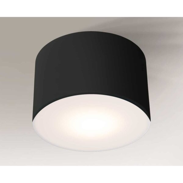 Lampa sufitowa nowoczesna Antigo ZAMA – czarna, 1 × GX53 – 1128