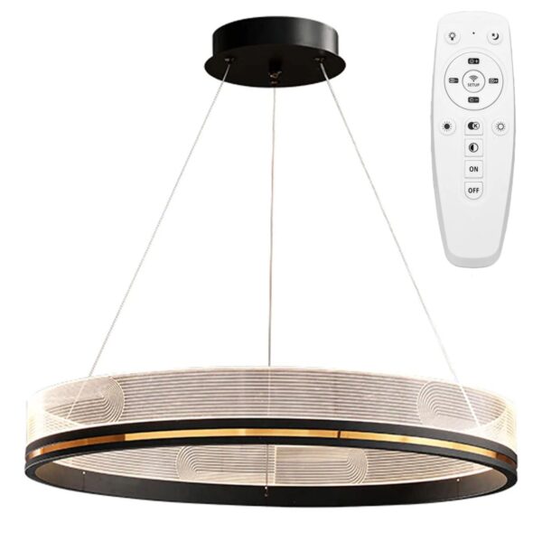 Lampa Wisząca LED APP1192-CP Czarno Złota