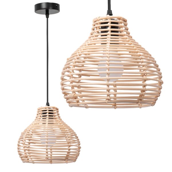 LAMPA SUFITOWA WISZĄCA NATURAL BOHO APP984-1CP SMALL