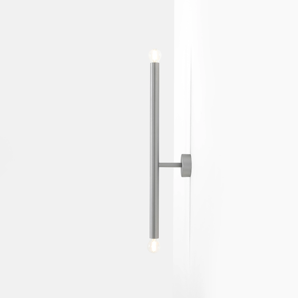Kinkiet minimalistyczny Aldex TUBO 2 S 1072D5_S stalowy 2×E14 - obrazek 2