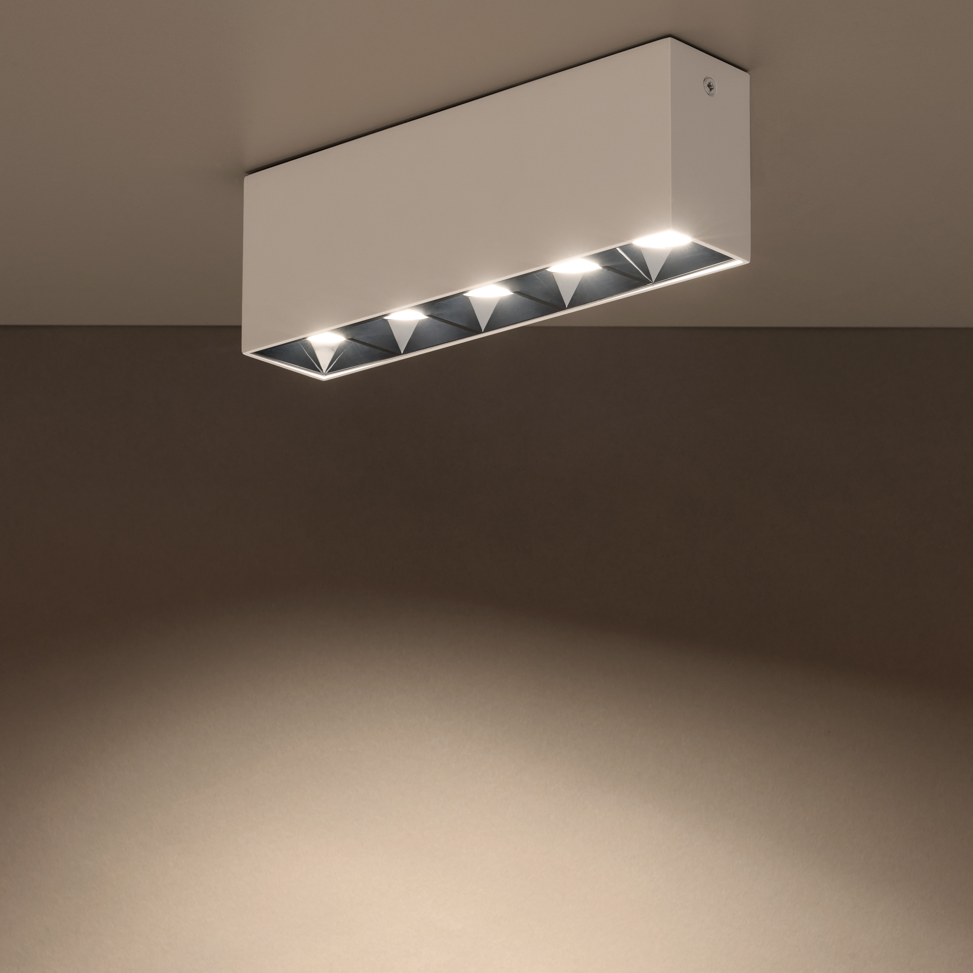 Oprawa sufitowa natynkowa nowoczesna MIDI LED 10048, biało-czarna, 20 W 3000 K – Nowodvorski Lighting - obrazek 5