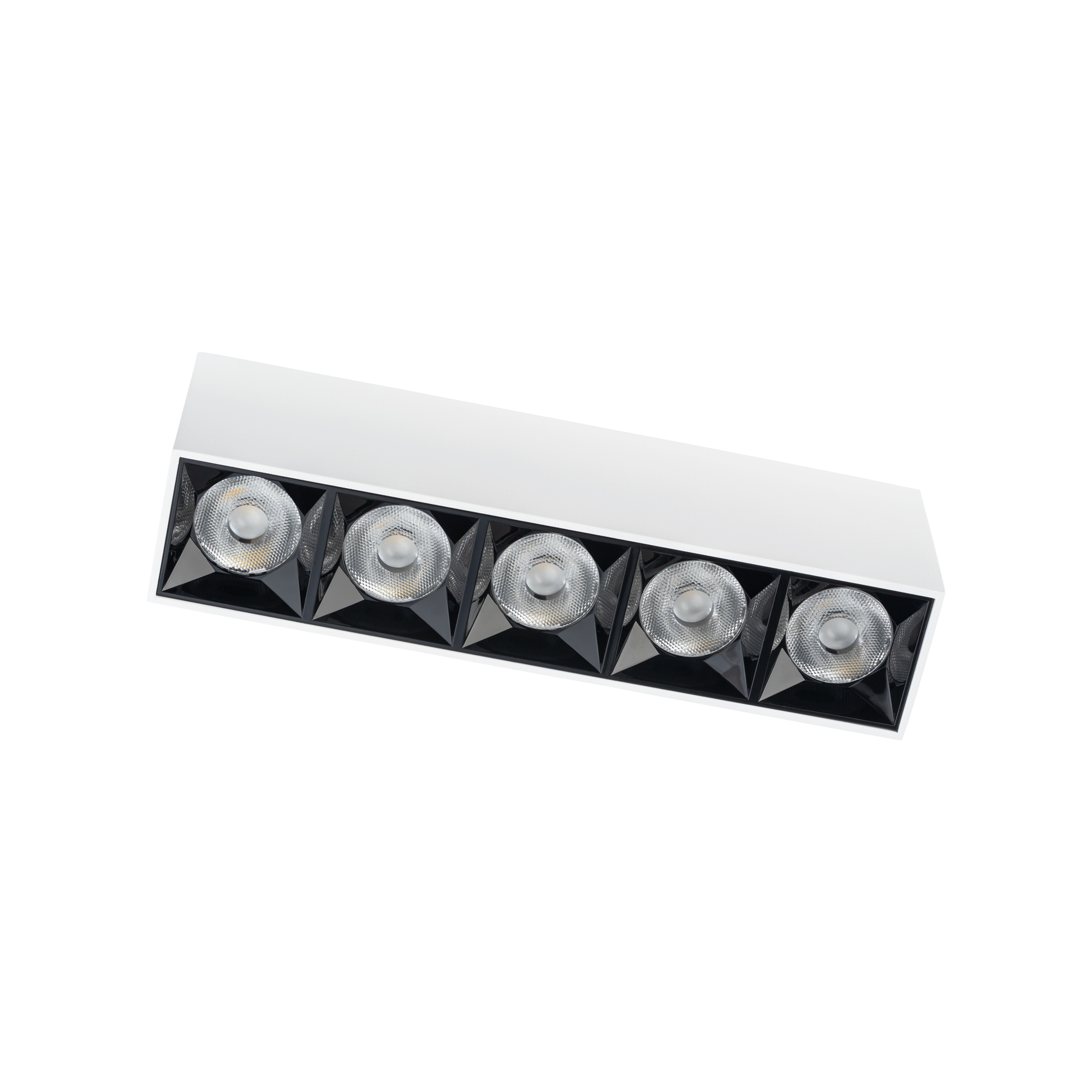 Oprawa sufitowa natynkowa nowoczesna MIDI LED 10048, biało-czarna, 20 W 3000 K – Nowodvorski Lighting