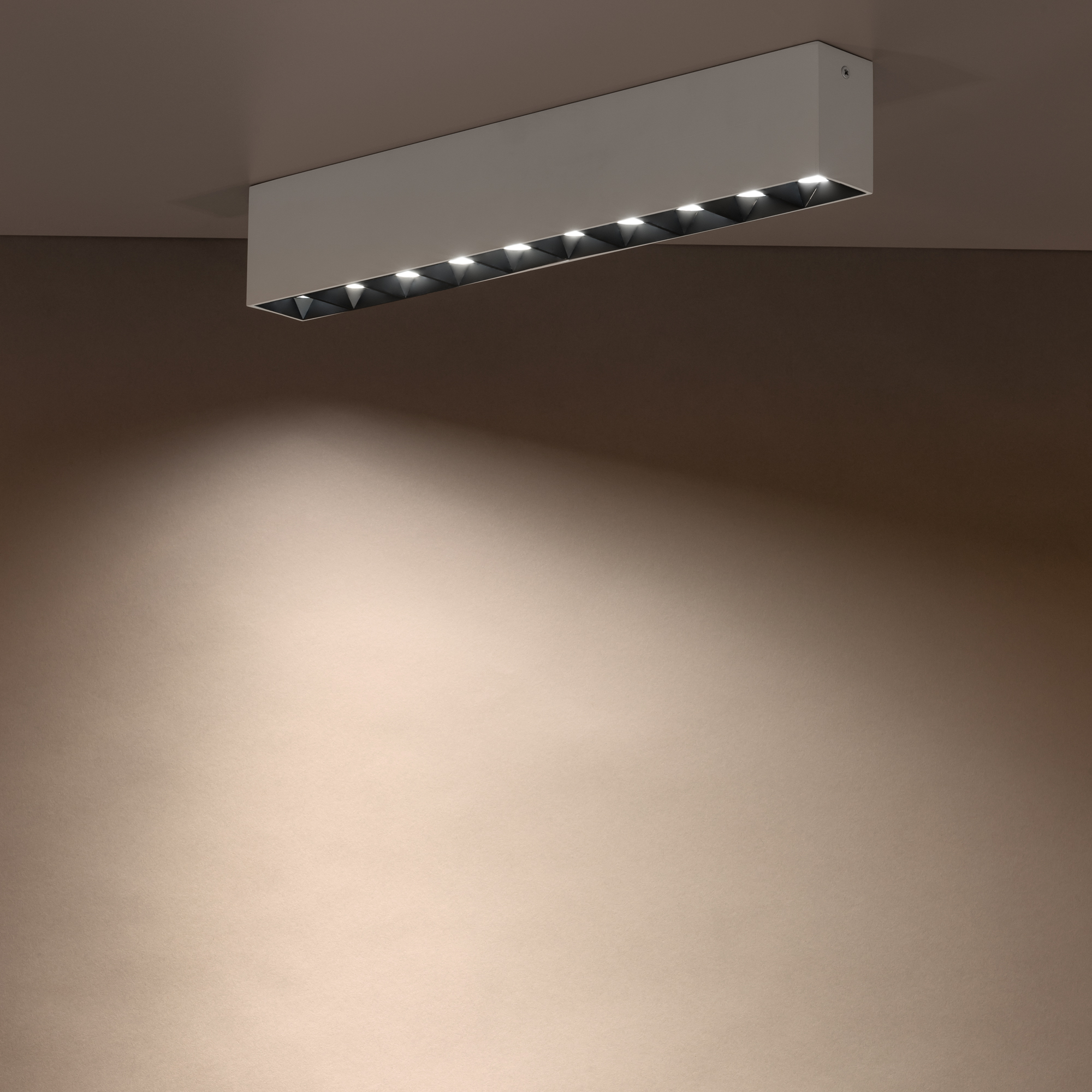 Oprawa sufitowa natynkowa nowoczesna MIDI LED 10050, biało-czarna, 40 W 3000 K – Nowodvorski Lighting - obrazek 6