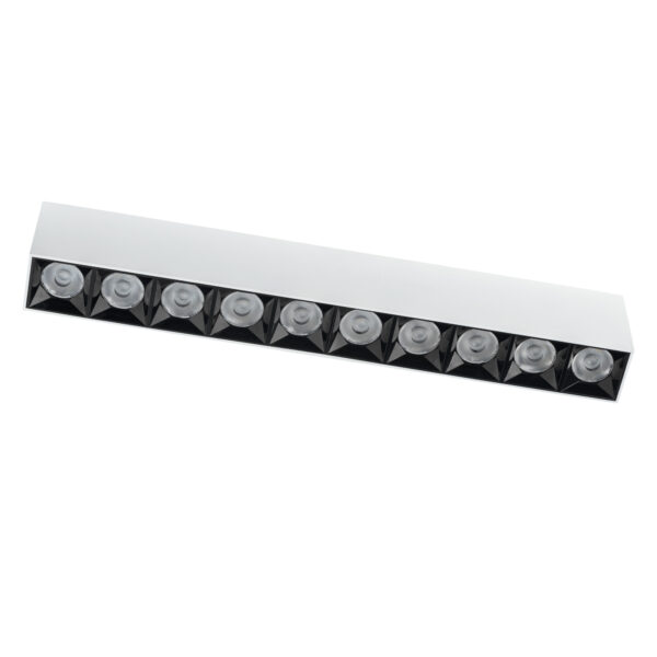 Oprawa sufitowa natynkowa nowoczesna MIDI LED 10050, biało-czarna, 40 W 3000 K – Nowodvorski Lighting