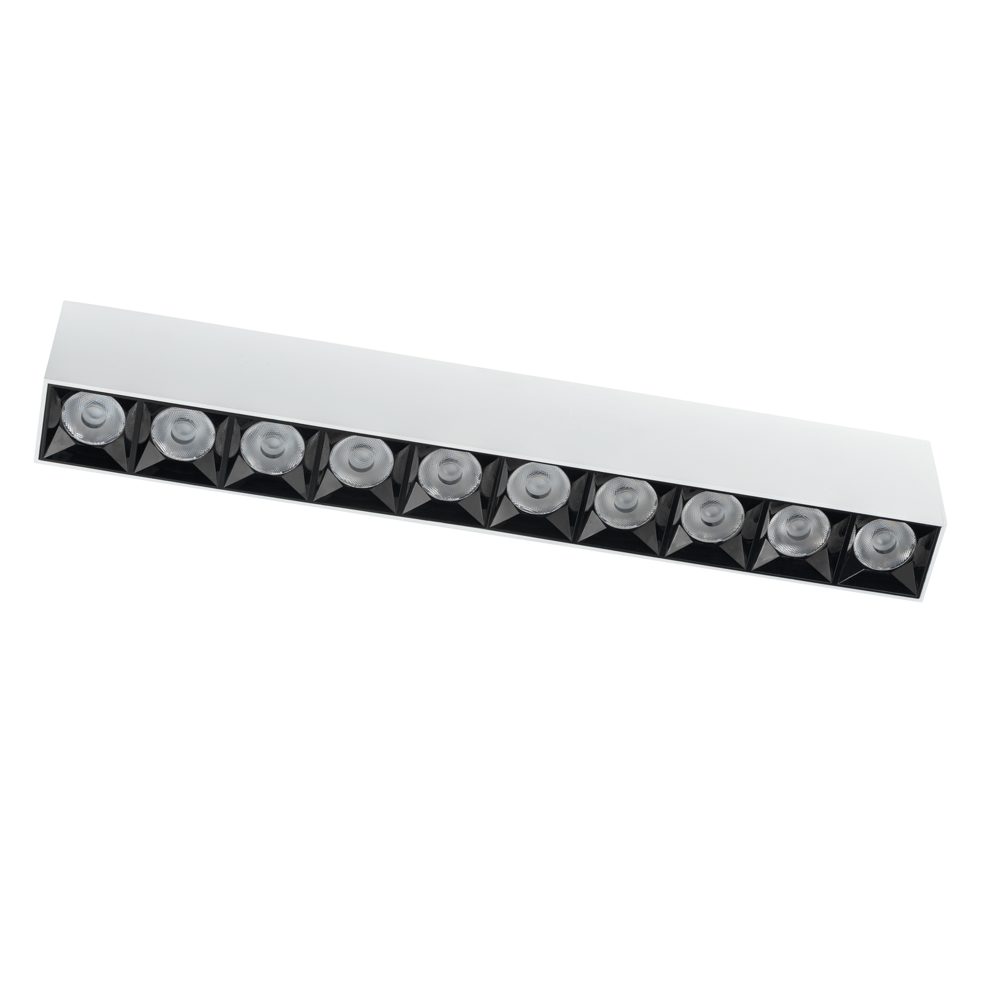 Oprawa sufitowa natynkowa nowoczesna MIDI LED 10050, biało-czarna, 40 W 3000 K – Nowodvorski Lighting